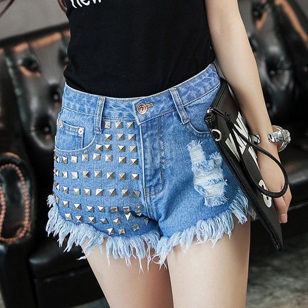 rivet denim shorts women ripped jeans destroyed high waist casual short trousers distressed tassel punk plus size 3xl summer women's, White;black
rivet denim shorts women ripped jeans destroyed high waist casual short trousers distressed tassel punk plus size 3xl summer women's, White;black