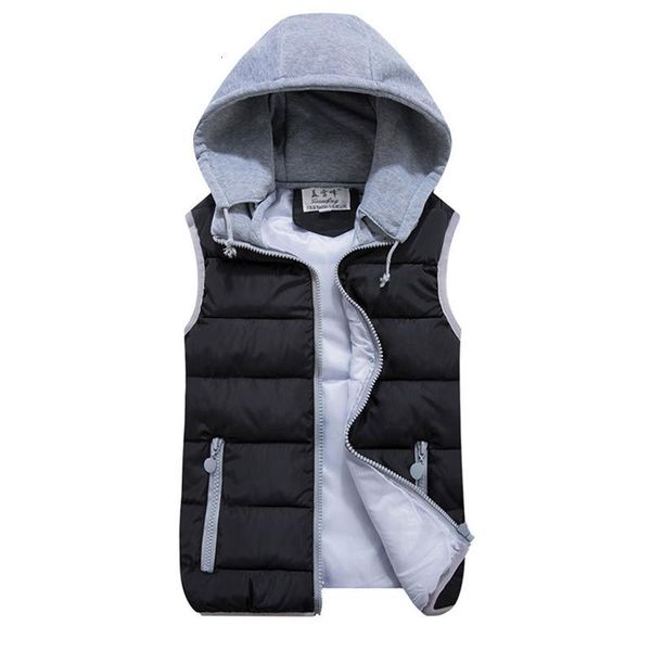 women's vests women autumn winter vest black warm cotton wadded hooded with zipper waistcoat plus size 3xl casual short jacket l0801 9k, Black;white
women's vests women autumn winter vest black warm cotton wadded hooded with zipper waistcoat plus size 3xl casual short jacket l0801 9k, Black;white