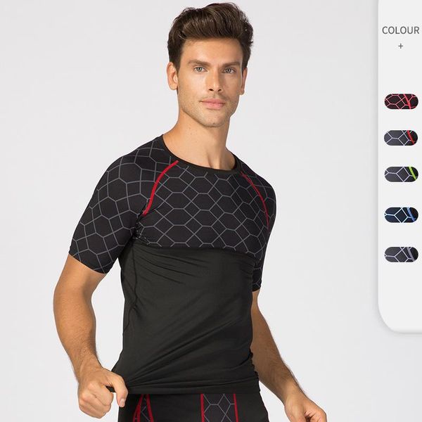running jerseys men's quick dry compression t-shirts sports fitness gym cycling outdoor soccer short sleeve jersey sportswear, Black;blue
running jerseys men's quick dry compression t-shirts sports fitness gym cycling outdoor soccer short sleeve jersey sportswear, Black;blue