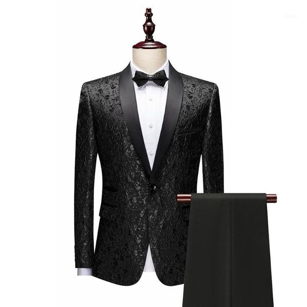 men's suits & blazers slim fit dress up costume homme advanced jacquard fabric wedding blazer masculino solid color pant encounter groo, White;black
men's suits & blazers slim fit dress up costume homme advanced jacquard fabric wedding blazer masculino solid color pant encounter groo, White;black