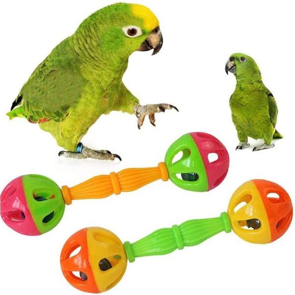 parrot hollow double-head bell ball rattle bite chew interactive toy bird chewing training toys other supplies
parrot hollow double-head bell ball rattle bite chew interactive toy bird chewing training toys other supplies