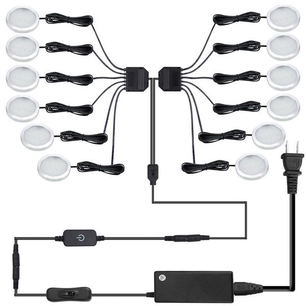wall lamp led under cabinet light kitchen white round 3/4/6/8/12 puck lighting kit touch switch dimmer and plug for counter lights
wall lamp led under cabinet light kitchen white round 3/4/6/8/12 puck lighting kit touch switch dimmer and plug for counter lights