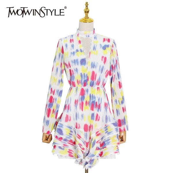 print hit color dress for women v neck long sleeve high waist elegant dresses female fashion clothing spring 210520, Black;gray
print hit color dress for women v neck long sleeve high waist elegant dresses female fashion clothing spring 210520, Black;gray