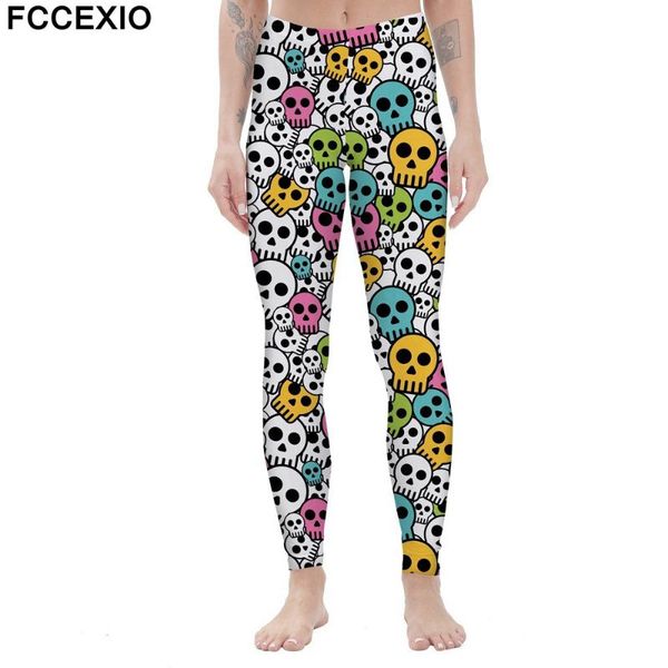 style women legging color cartoon skull print fitness leggins slim legins high waist leggings young girl pants women's, Black
style women legging color cartoon skull print fitness leggins slim legins high waist leggings young girl pants women's, Black
