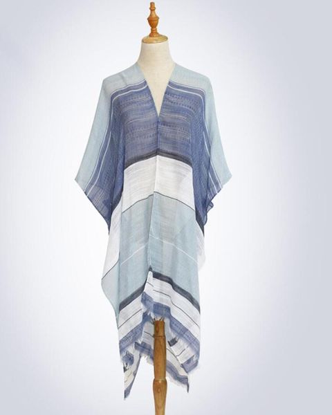 scarves striped women wraps floral print beach wear large size kimono cotton swimsuit bikini shawls female ponchos, Blue;gray
scarves striped women wraps floral print beach wear large size kimono cotton swimsuit bikini shawls female ponchos, Blue;gray