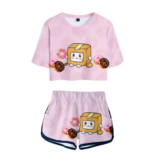 lankybox hip hop anime graphic print set 2 piece kawaii women suit girls casual streetwear summer sleepwear men's t-shirts, White;black
lankybox hip hop anime graphic print set 2 piece kawaii women suit girls casual streetwear summer sleepwear men's t-shirts, White;black