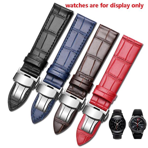 watch bands 20mm 22mm ultrathin slub leather strap black brown red blue wristband fit samsung gear s2 s3 galaxy
watch bands 20mm 22mm ultrathin slub leather strap black brown red blue wristband fit samsung gear s2 s3 galaxy
