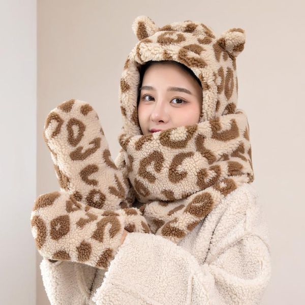 beanie/skull caps women leopard cute bear hat add fur lined ears winter wool knitted beanie hats for warm cap, Blue;gray
beanie/skull caps women leopard cute bear hat add fur lined ears winter wool knitted beanie hats for warm cap, Blue;gray