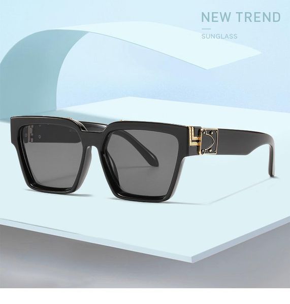 sunglasses fashion square designer luxury women's cat eye classic retro glasses uv400, White;black
sunglasses fashion square designer luxury women's cat eye classic retro glasses uv400, White;black