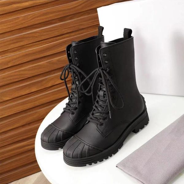 boots round shelltoe shoes woman platform 2021 s design botas mujer mid calf zapatos de lace up, Black
boots round shelltoe shoes woman platform 2021 s design botas mujer mid calf zapatos de lace up, Black