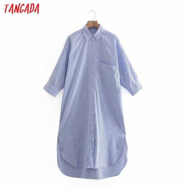 tangada fashion women blue striped print oversized shirt dress half sleeve high street ladies midi dress xn242 210609, Black;gray
tangada fashion women blue striped print oversized shirt dress half sleeve high street ladies midi dress xn242 210609, Black;gray