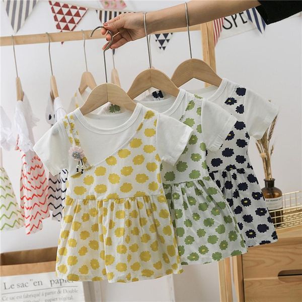girl's dresses 2021 girls summer dress cute short sleeve crewneck floral print patchwork toddlers birthday party clothes, Red;yellow
girl's dresses 2021 girls summer dress cute short sleeve crewneck floral print patchwork toddlers birthday party clothes, Red;yellow