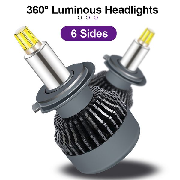 42w 360 degree car led headlight 6 sides 18 leds light h1 h7 h11 9006 d1s d2s d3s 12000lm waterproof high power auto lamp
42w 360 degree car led headlight 6 sides 18 leds light h1 h7 h11 9006 d1s d2s d3s 12000lm waterproof high power auto lamp