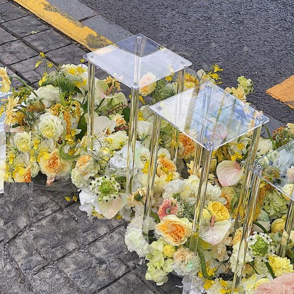 party decoration 5pcs acrylic floor vase clear flower table centerpiece for wedding luxury floral stand columns
party decoration 5pcs acrylic floor vase clear flower table centerpiece for wedding luxury floral stand columns