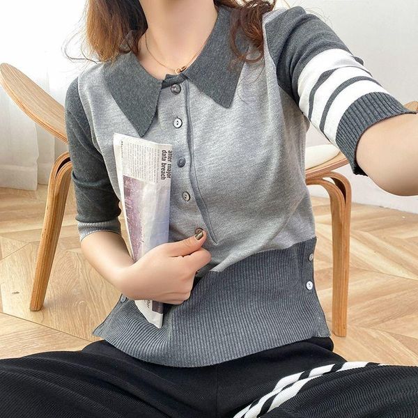 summer knitted short sleeve five-point t-shirt stitching thin ladies korean split 2021 women's, White
summer knitted short sleeve five-point t-shirt stitching thin ladies korean split 2021 women's, White