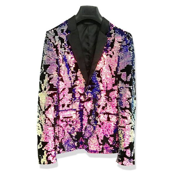 men's suits & blazers male fashions night entertainment venue gradual change purple glisten run the show costume evening dress singer c, White;black
men's suits & blazers male fashions night entertainment venue gradual change purple glisten run the show costume evening dress singer c, White;black