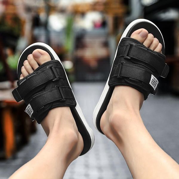 slippers vogen 2021 summer men couple shoes hong kong style wild outdoor sandals soft bottom wear word drag tide shoes35-45, Black
slippers vogen 2021 summer men couple shoes hong kong style wild outdoor sandals soft bottom wear word drag tide shoes35-45, Black