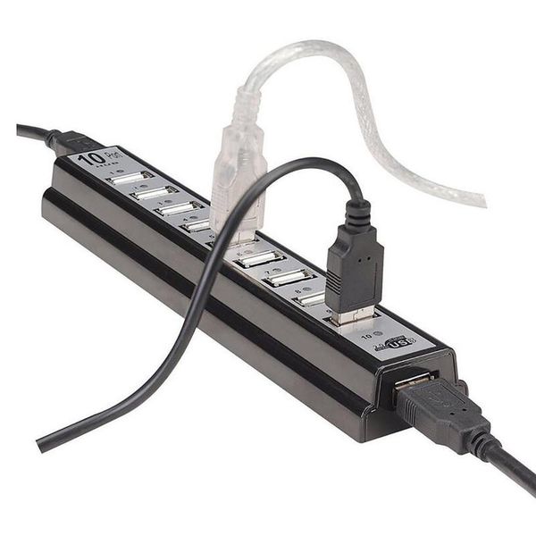 hubs 10 port usb hub multi usb2.0 splitter high speed for pc computer converter notebook multiple power strip 480 mbps
hubs 10 port usb hub multi usb2.0 splitter high speed for pc computer converter notebook multiple power strip 480 mbps