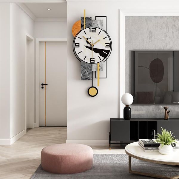 nordic creative fashion wall clock living room simple modern light luxury watch net red temperament decoration clocks
nordic creative fashion wall clock living room simple modern light luxury watch net red temperament decoration clocks