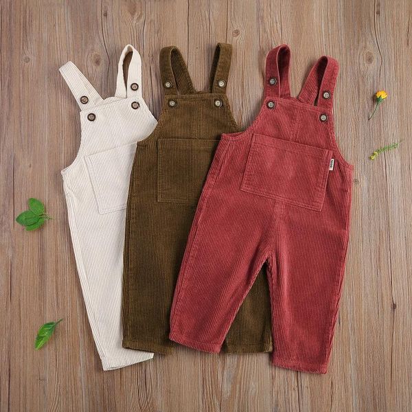 jumpsuits 6m-4y kids baby boy girl solid color pocket corduroy suspender pant overalls one pieces children clothes, Blue
jumpsuits 6m-4y kids baby boy girl solid color pocket corduroy suspender pant overalls one pieces children clothes, Blue