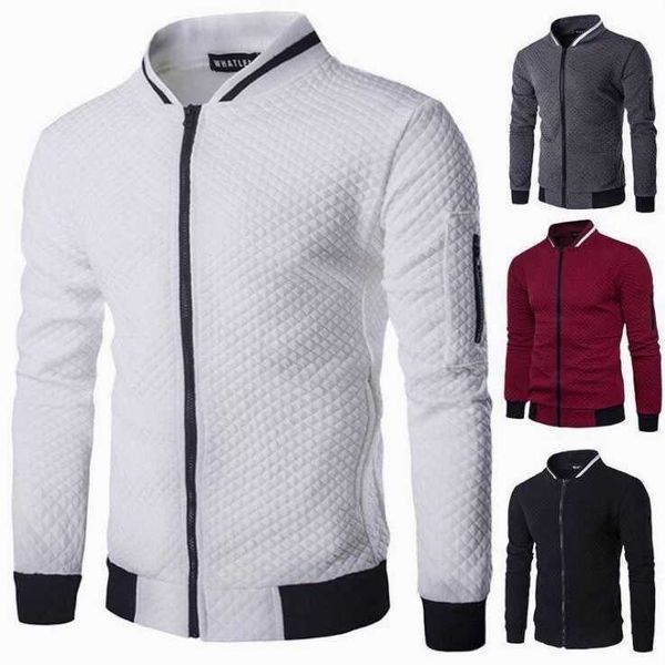 men's jackets baseball jacket long sleeve zipper stand collar sweatshirt college harajuku style outwear coat men casual clothes, Black;brown
men's jackets baseball jacket long sleeve zipper stand collar sweatshirt college harajuku style outwear coat men casual clothes, Black;brown