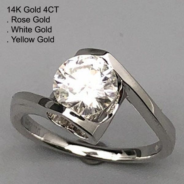 cluster rings 14k white gold 4 moissanite diamond ring women round heart classic wedding party engagement anniversary ct d color, Golden;silver
cluster rings 14k white gold 4 moissanite diamond ring women round heart classic wedding party engagement anniversary ct d color, Golden;silver