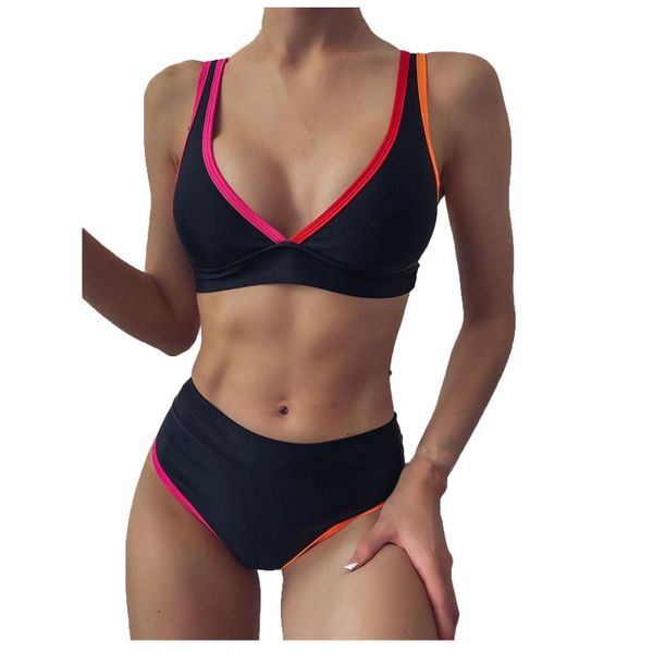 sports separate swimsuit women 2 pieces high waist brazilian bikini bottom full coverage push up tube bañadores mujer women's swimwear, White;black
sports separate swimsuit women 2 pieces high waist brazilian bikini bottom full coverage push up tube bañadores mujer women's swimwear, White;black