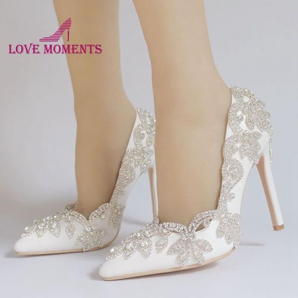 dress shoes white rhinestone flower wedding 11cm high heel pointed toe lady party prom thin birthday pumps size 41, Black
dress shoes white rhinestone flower wedding 11cm high heel pointed toe lady party prom thin birthday pumps size 41, Black