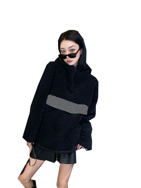 designer brand women's hoodie fashionable novel design, generous and simple try suitable for commuting to keep warm in autumn, Black
designer brand women's hoodie fashionable novel design, generous and simple try suitable for commuting to keep warm in autumn, Black