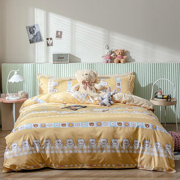 bedding sets modern duvet cover set flat bed sheet pillowcase ab side single full king family size
bedding sets modern duvet cover set flat bed sheet pillowcase ab side single full king family size