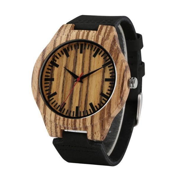 wristwatches casual stripe wooden quartz wood clock sport watch man black soft leather strap men's watches gifts, Slivery;brown
wristwatches casual stripe wooden quartz wood clock sport watch man black soft leather strap men's watches gifts, Slivery;brown