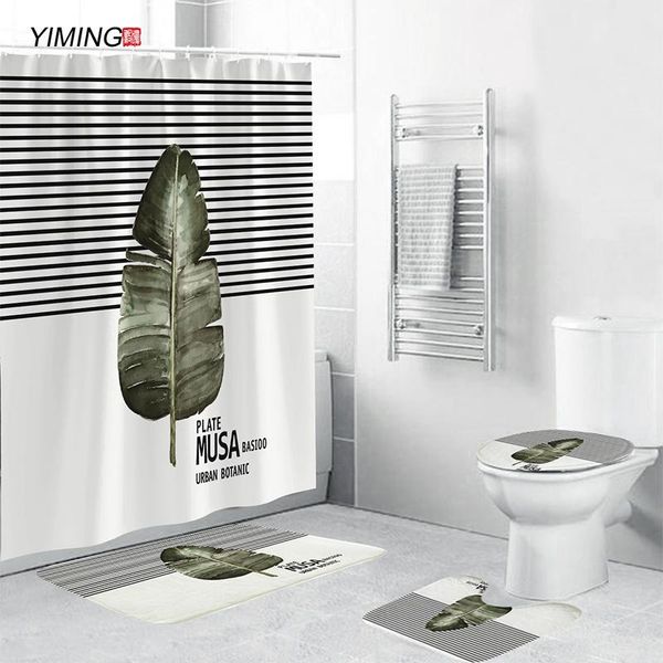 european-style simple bathroom decoration shower curtain set non-slip mat carpet toilet cover cushion curtains
european-style simple bathroom decoration shower curtain set non-slip mat carpet toilet cover cushion curtains