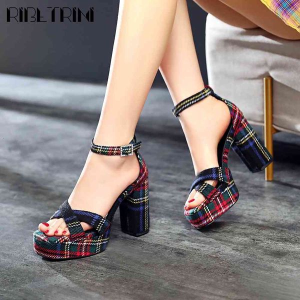 sandals brand party mixed-color shoes summer comfy real leather insole women high heels gingham sandals, Black
sandals brand party mixed-color shoes summer comfy real leather insole women high heels gingham sandals, Black
