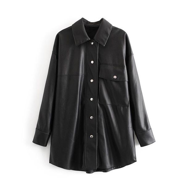 women's jackets fitshinling buttons up pu jacket women fashion black pocket slim autumn winter outerwear solid faux leather long coat f, Black;brown
women's jackets fitshinling buttons up pu jacket women fashion black pocket slim autumn winter outerwear solid faux leather long coat f, Black;brown