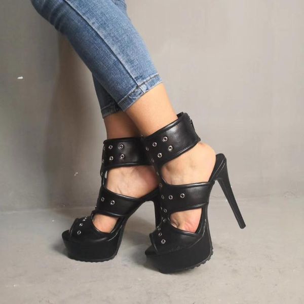 sandals handmade wedding big size 35-47 party prom women shoes summer thick platform nightclub super high heels woman, Black
sandals handmade wedding big size 35-47 party prom women shoes summer thick platform nightclub super high heels woman, Black