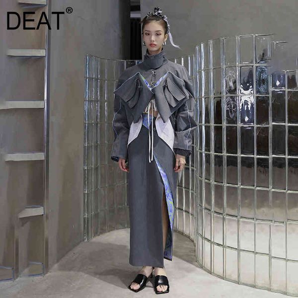 autumn and winter fashion streetwear long sleeve patchwork pocket multi wear printing loose jacket coat women sg124 210421, Black;brown
autumn and winter fashion streetwear long sleeve patchwork pocket multi wear printing loose jacket coat women sg124 210421, Black;brown