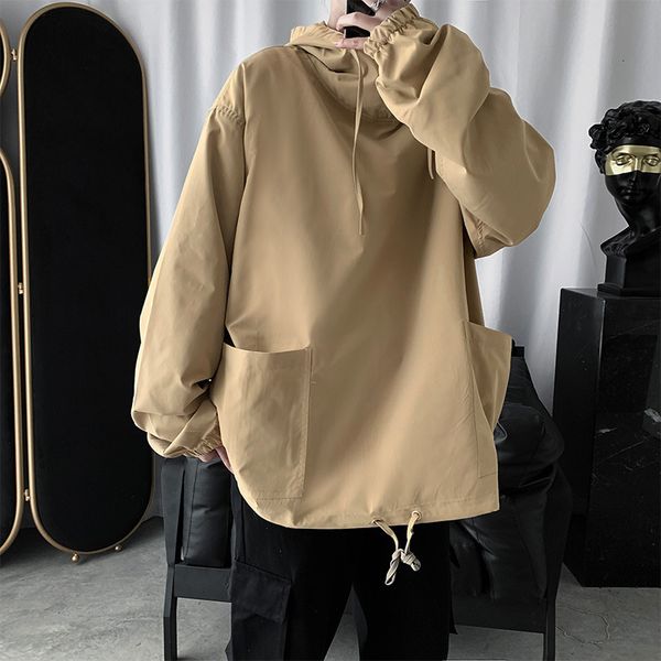 men's hoodies & sweatshirts hooded hoodie plus size, solid with an ulzzang , men, korean fashion, student streetwear, sweatshirt pocket, Black 
men's hoodies & sweatshirts hooded hoodie plus size, solid with an ulzzang , men, korean fashion, student streetwear, sweatshirt pocket, Black