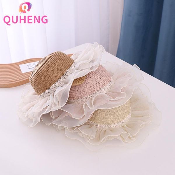 wide brim hats quheng lace straw hat women summer outdoor sun protection parent-child holiday seaside beach m139, Blue;gray
wide brim hats quheng lace straw hat women summer outdoor sun protection parent-child holiday seaside beach m139, Blue;gray