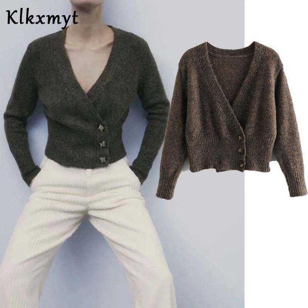 klkxmyt za women fashion with buttons cropped knitted cardigan sweater vintage long sleeve female outerwear chic 210527, White
klkxmyt za women fashion with buttons cropped knitted cardigan sweater vintage long sleeve female outerwear chic 210527, White