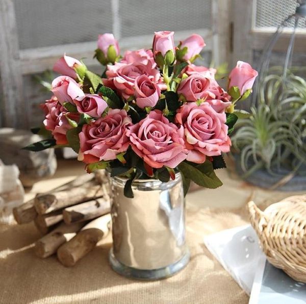 decorative flowers & wreaths 5pcs/lot 3 heads rose artificial retro silk wedding decorations bridal bouquet room decoration fake
decorative flowers & wreaths 5pcs/lot 3 heads rose artificial retro silk wedding decorations bridal bouquet room decoration fake