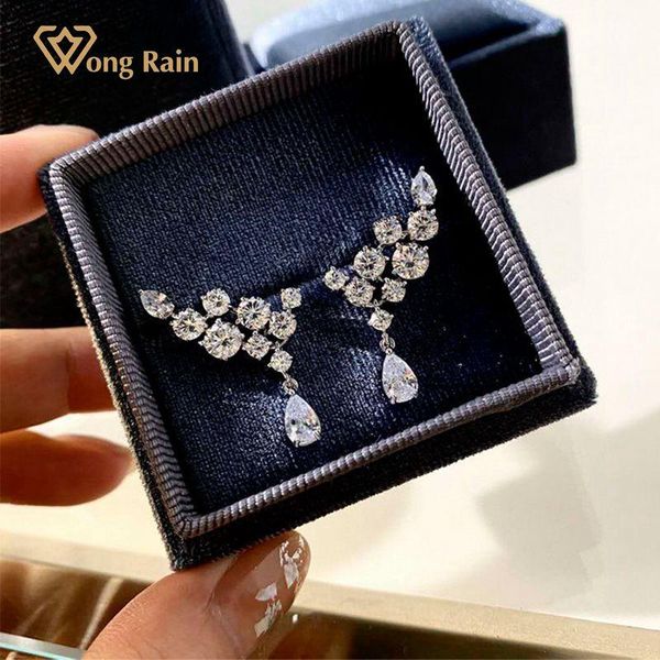 wong rain 100% 925 sterling silver water drop created moissanite gemstone wedding party studs earrings for women fine jewelry stud, Golden;silver
wong rain 100% 925 sterling silver water drop created moissanite gemstone wedding party studs earrings for women fine jewelry stud, Golden;silver