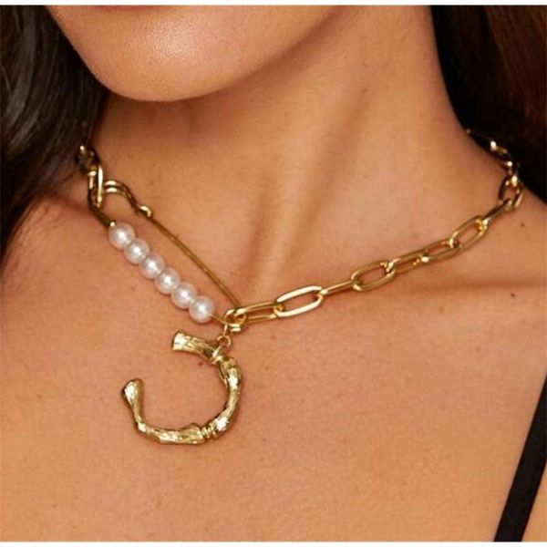 fashion imitation pearl brooch pendant necklace letter a-z necklace women's trend unique party accessories, Gray
fashion imitation pearl brooch pendant necklace letter a-z necklace women's trend unique party accessories, Gray