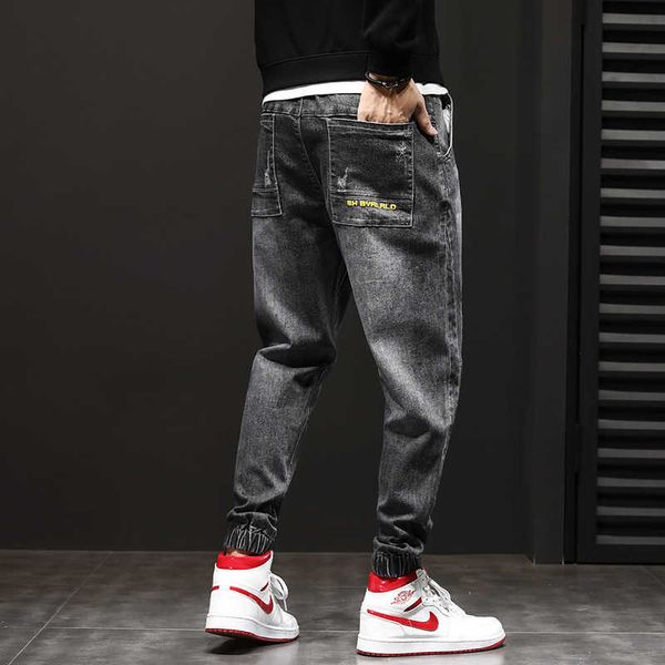 jeans men stretch jogger pants loose fit say hi to the denim version of sweatpants the elastic drawstring waist cargo pants x0621, Blue
jeans men stretch jogger pants loose fit say hi to the denim version of sweatpants the elastic drawstring waist cargo pants x0621, Blue