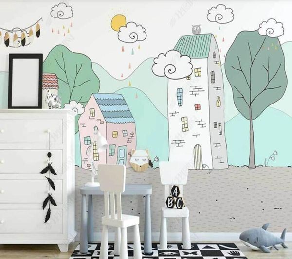 wallpapers papel de parede nordic ins hand-painted cute cloud small house cartoon children's room 3d wallpaper mural,living home decor
wallpapers papel de parede nordic ins hand-painted cute cloud small house cartoon children's room 3d wallpaper mural,living home decor