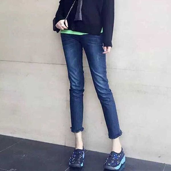 flagship brand store official website women's 2021 spring and autumn elastic 9-point eyelash jeans, Blue
flagship brand store official website women's 2021 spring and autumn elastic 9-point eyelash jeans, Blue