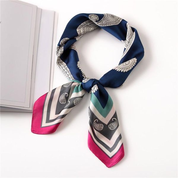 scarves 70cm square silk scarf hair tie band for business party women elegant small vintage skinny retro head neck satin hijab, Blue;gray
scarves 70cm square silk scarf hair tie band for business party women elegant small vintage skinny retro head neck satin hijab, Blue;gray