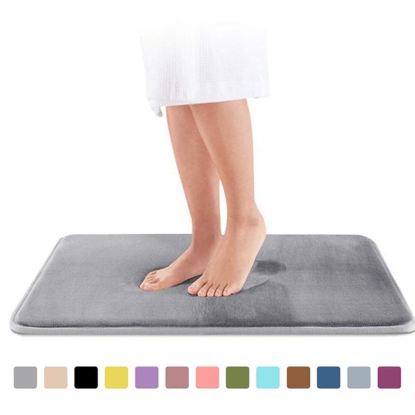 40*60cm water absorption rug anti-slip carpet doormats soft coral fleece memory foam mat kitchen toilet floor decor washable bath mats
40*60cm water absorption rug anti-slip carpet doormats soft coral fleece memory foam mat kitchen toilet floor decor washable bath mats