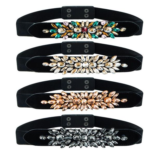 belts ladies handmade rhinestone elastic belt color zircon nail bead woven waist seal sexy, Black;brown
belts ladies handmade rhinestone elastic belt color zircon nail bead woven waist seal sexy, Black;brown