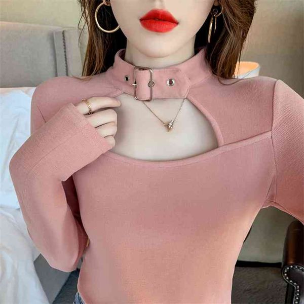 halterneck womens t shirt harajuku long sleeve cotton streetwear tshirt women tight tees y2k aesthetic buckle 210507, White
halterneck womens t shirt harajuku long sleeve cotton streetwear tshirt women tight tees y2k aesthetic buckle 210507, White