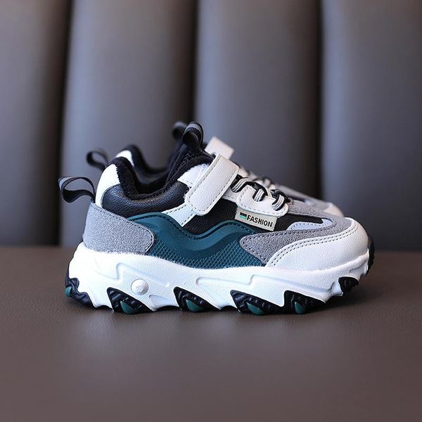 children shoes girls boys sneakers antislip soft bottom comfortable kids sneaker toddler casual flat sports athletic & outdoor, Black